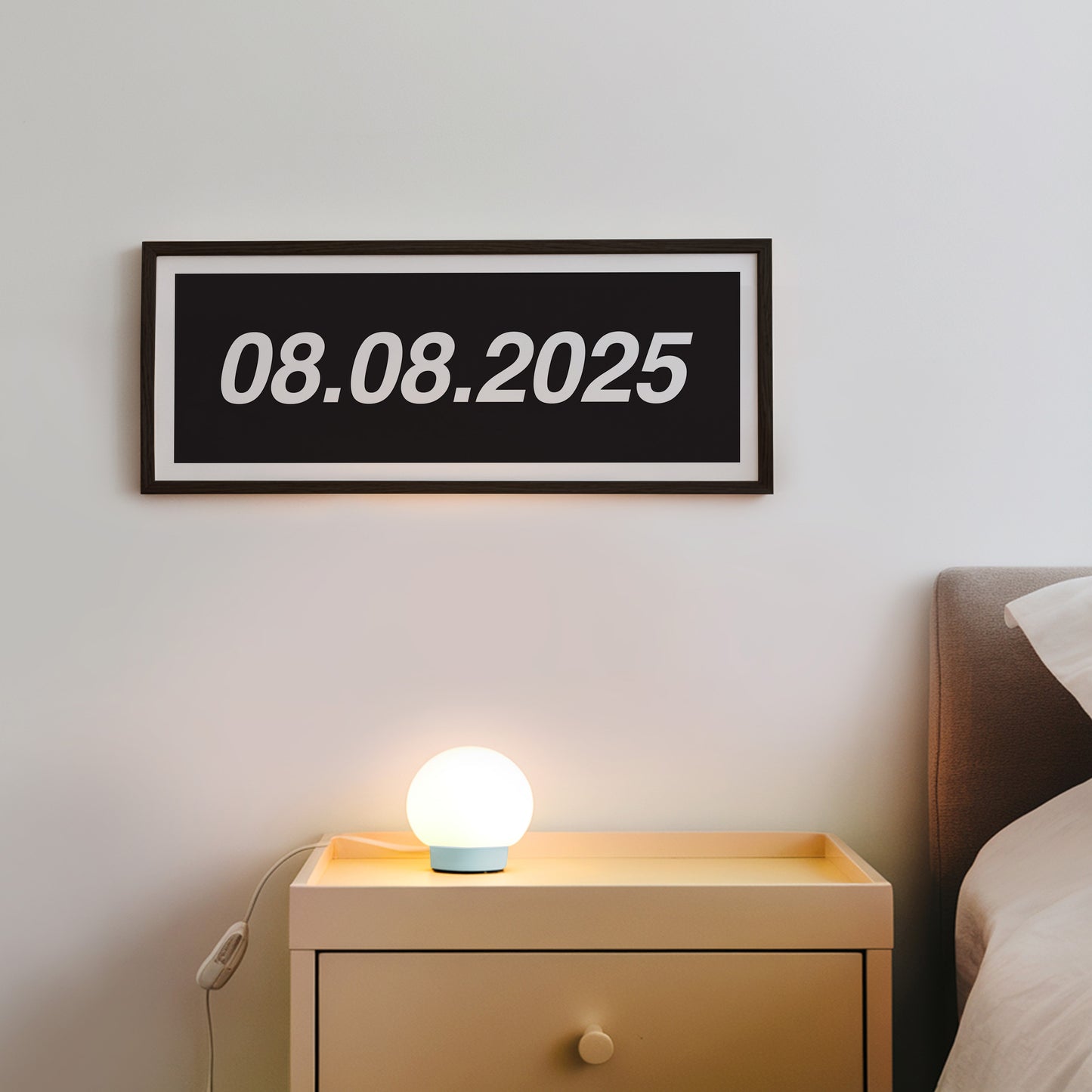Personalised Oasis Style - Date Print