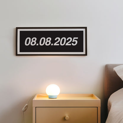 Personalised Oasis Style - Date Print