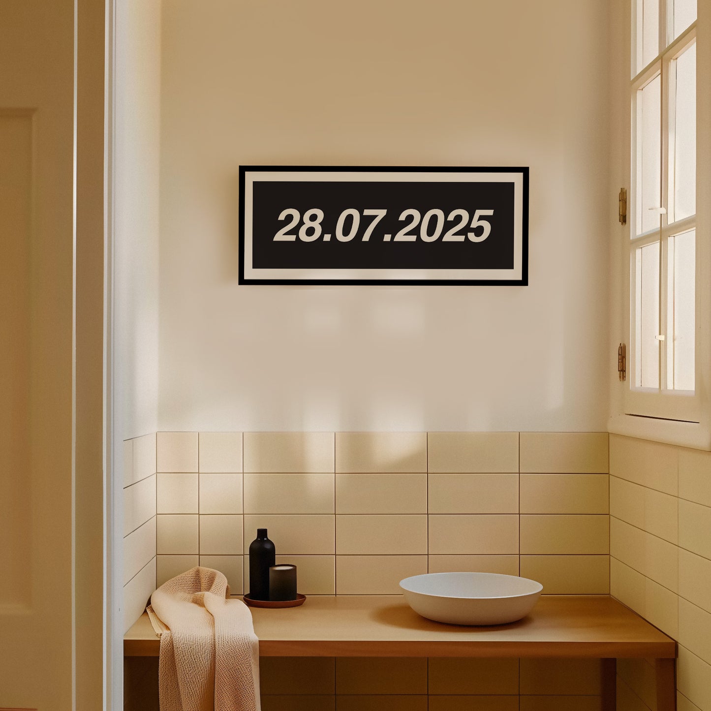 Personalised Oasis Style - Date Print