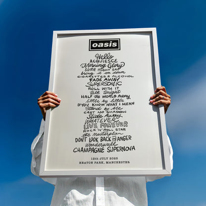 Oasis 2025 - Set List (all dates)