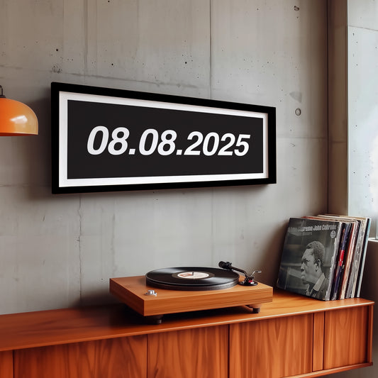 Personalised Oasis Style - Date Print