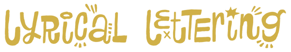 Lyrical Lettering