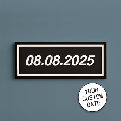 Personalised Oasis Style - Date Print