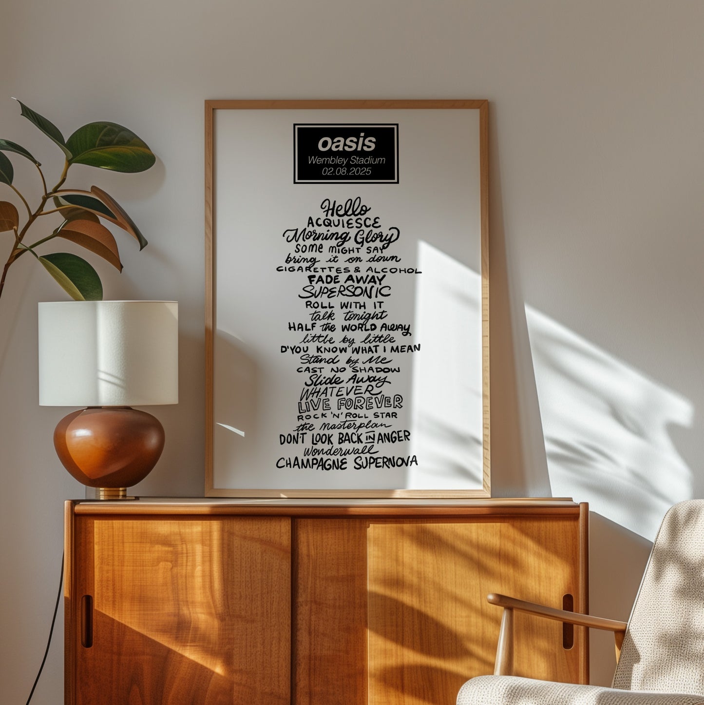 Oasis 2025 - Setlist (all Dates)