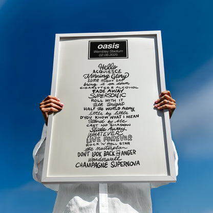 Oasis 2025 - Setlist (all Dates)
